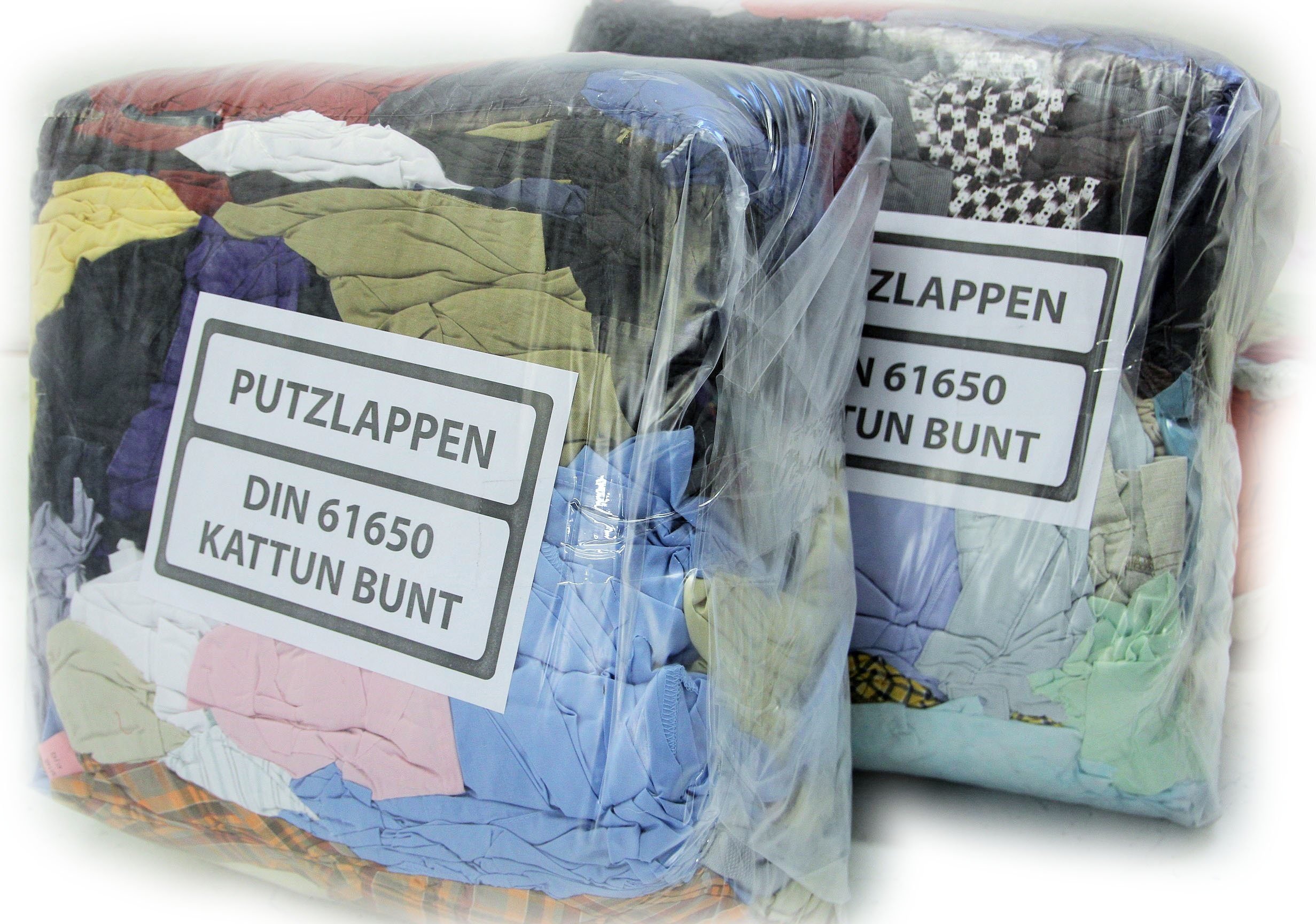 Kattun hellbunt 20 kg Industrieputzlappen Putzlappen Baumwolle Putztücher geschnitten nach DIN 61650 1,00 €/kg