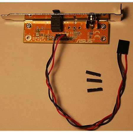 SPDIF RCA/Optical Out Back Plate Cable Bracket