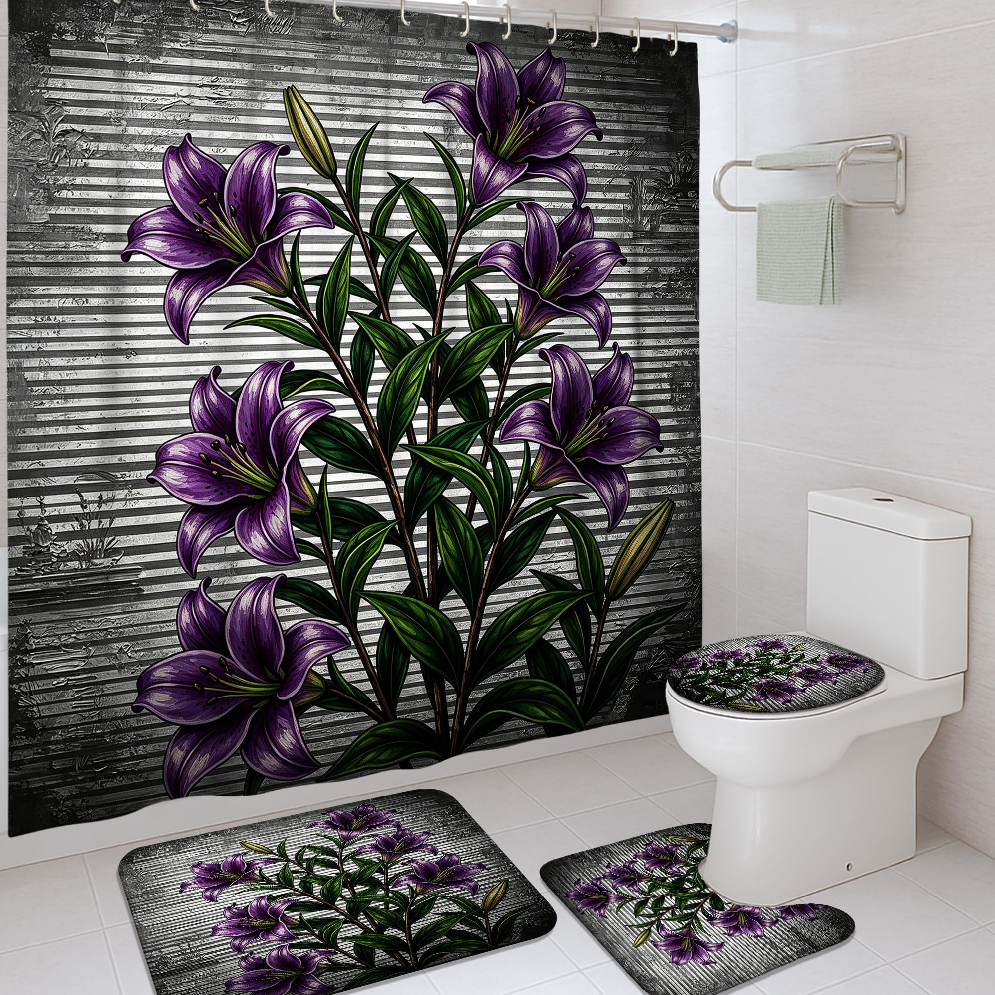 Rideau de douche pour appartement chic : sublimez votre décoration de bain