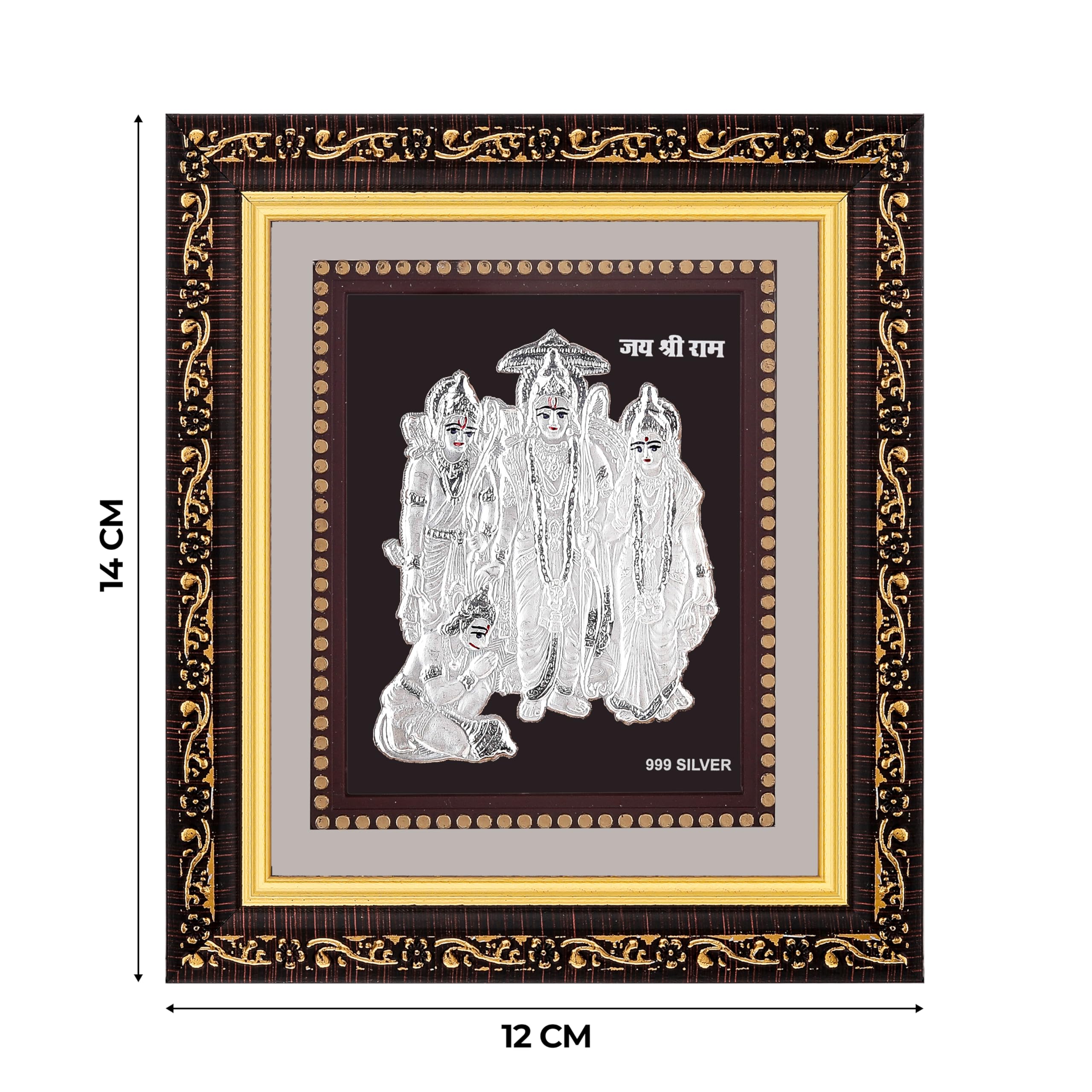 Buy RIVERA 999 Silver Ram Darbar Photo Frame - Decorative Item for