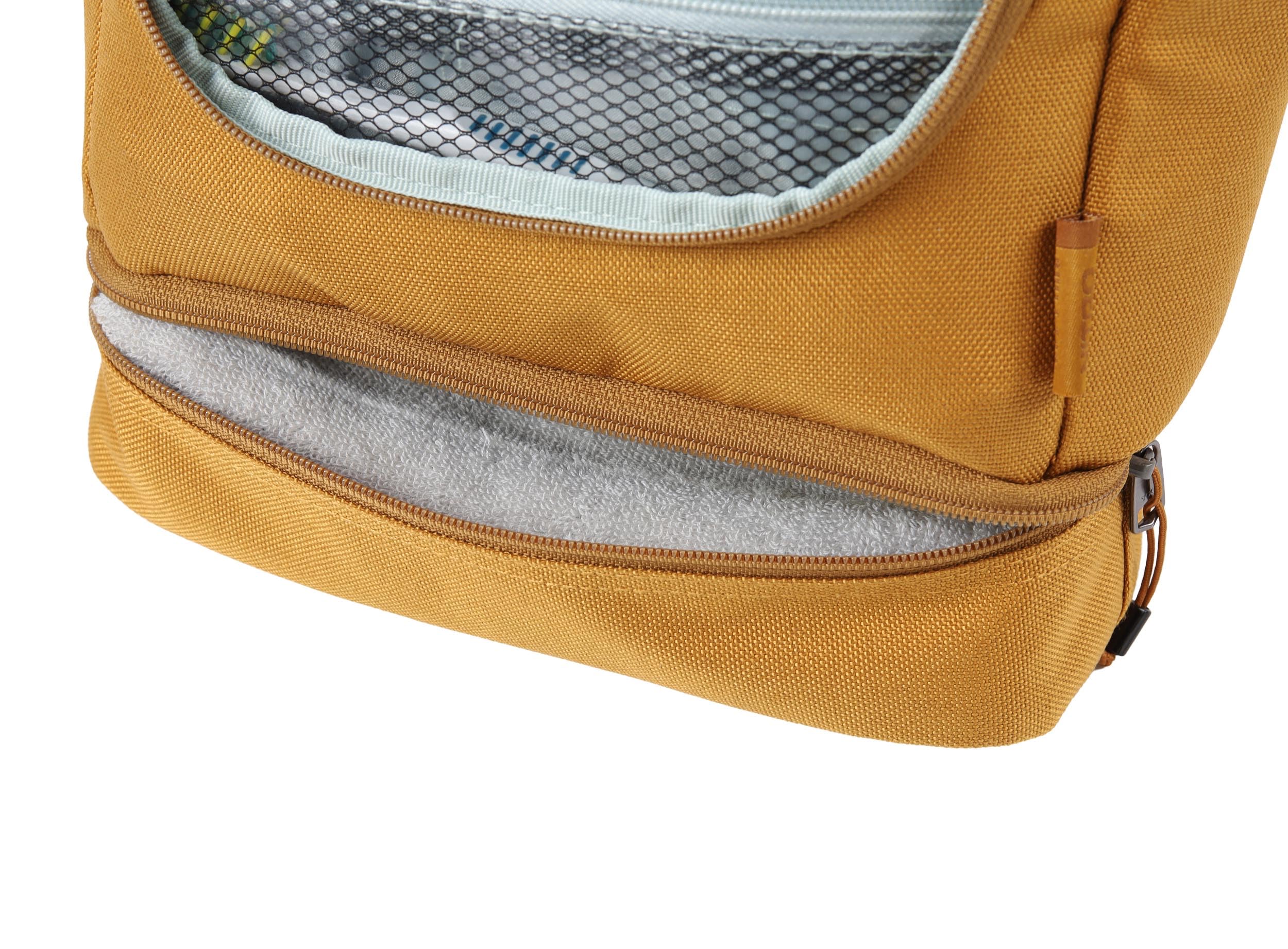 Travel Kit stylische Reisewaschtasche mit extra Bodenfach Kulturbeutel zum Aufhängen Kosmetiktasche mit vielen Staufächern für Reisen und Campen Toiletry Bag, 25x24x11 cm
