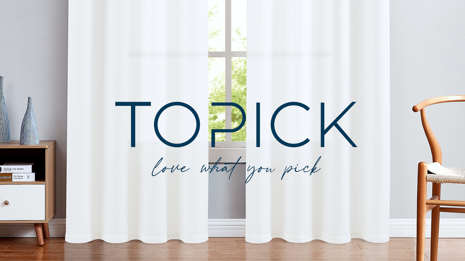 Tende Passante TOPICK Per Cucina - 2 Pezzi 70x60 Cm, Stile Country, Grigio Chiaro - Foto 9