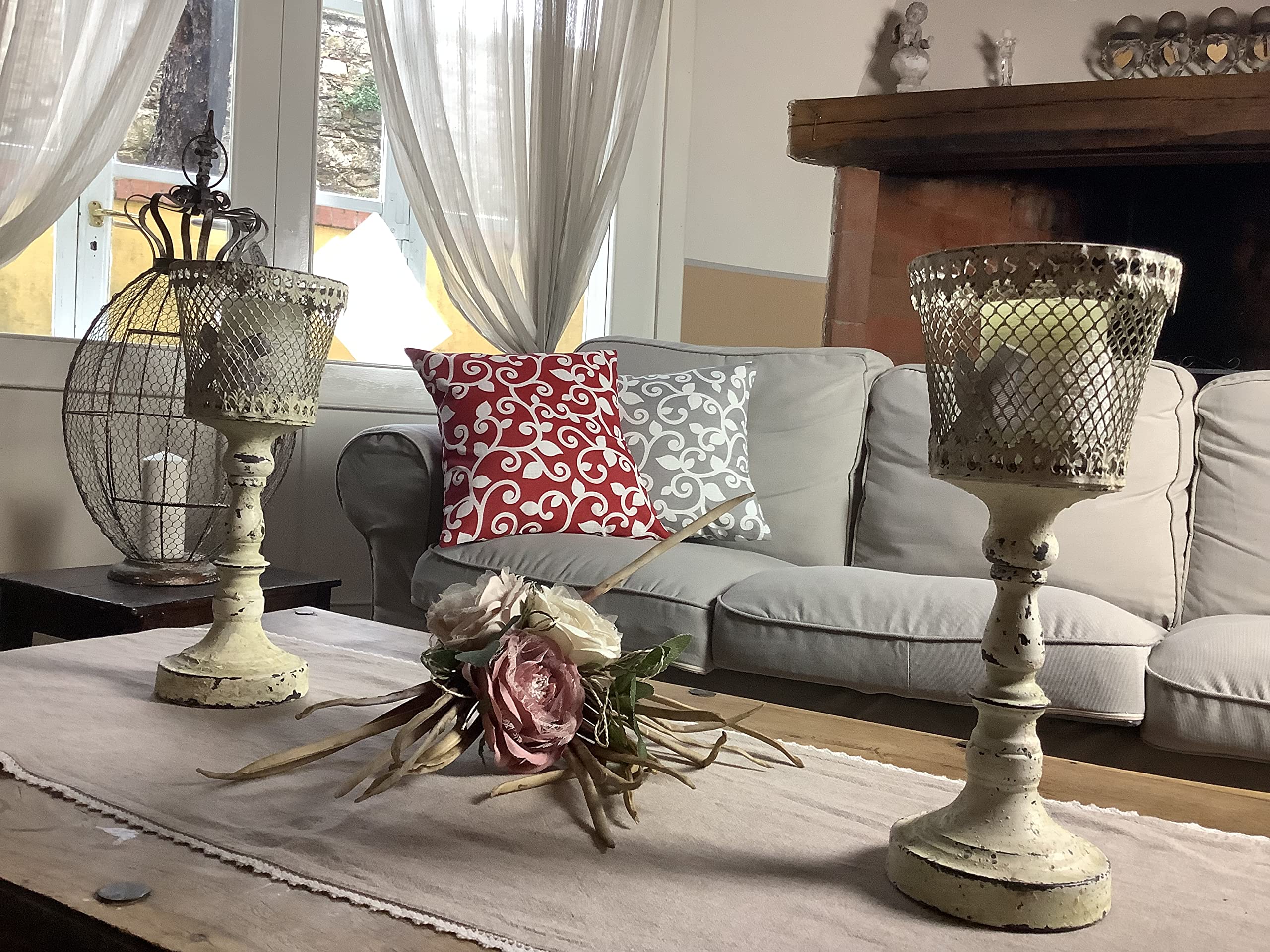 Federe Per Cuscini Arredo 40x40 SEASIDE CORAL-CORALLI Parure Due Federe In Puro Cotone Di Alta Qualit&agrave; 100% | Polo Ovest | : Cuscini