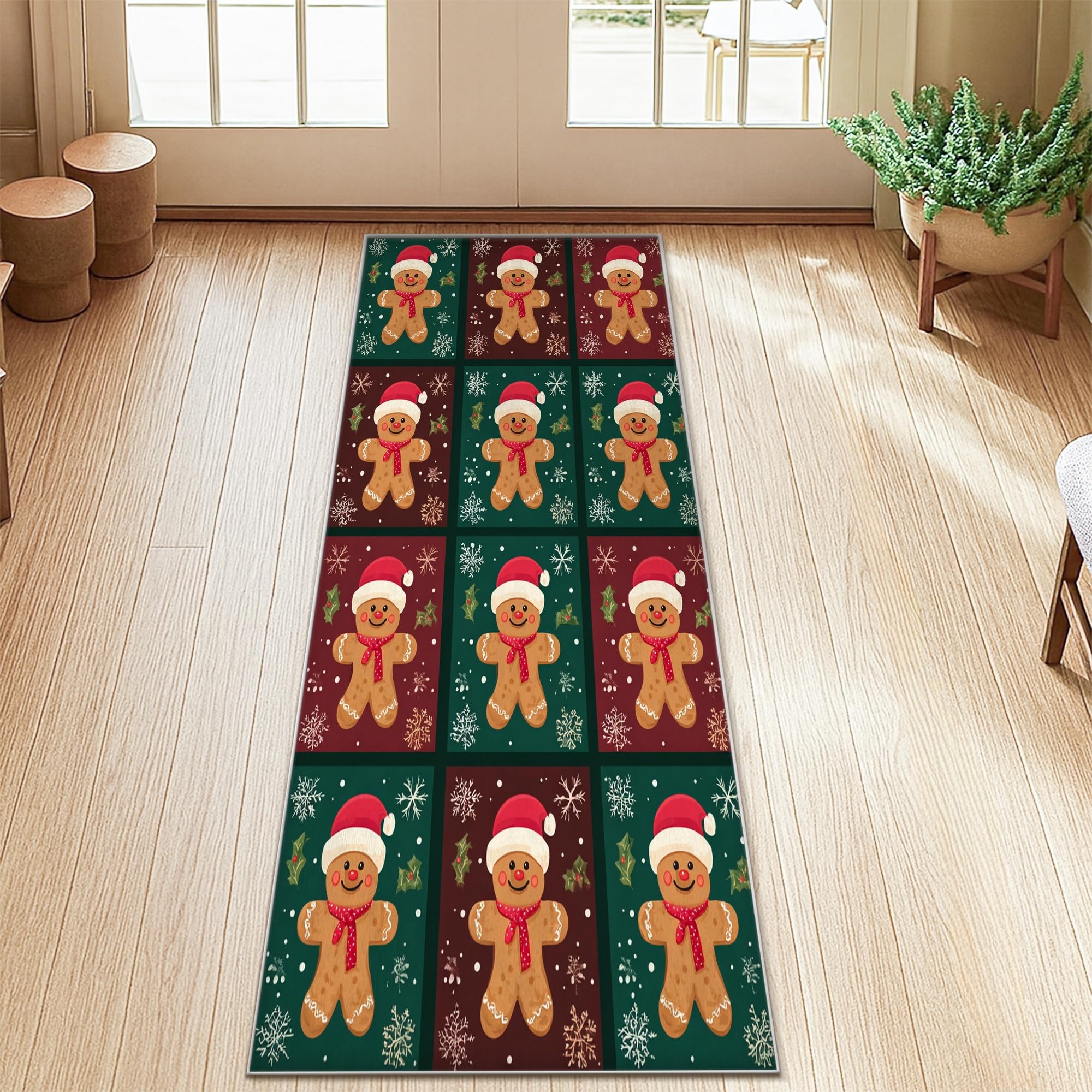 Tapis de couloir pain d'épices doux et résistant aux taches
