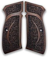 Vista 8 de para empuñaduras CZ-75 / empuñaduras CZ85 / 75B CZ 75 / SP-01 75B CZ 75/85 Tamaño completo Hechas a mano de madera de nogal