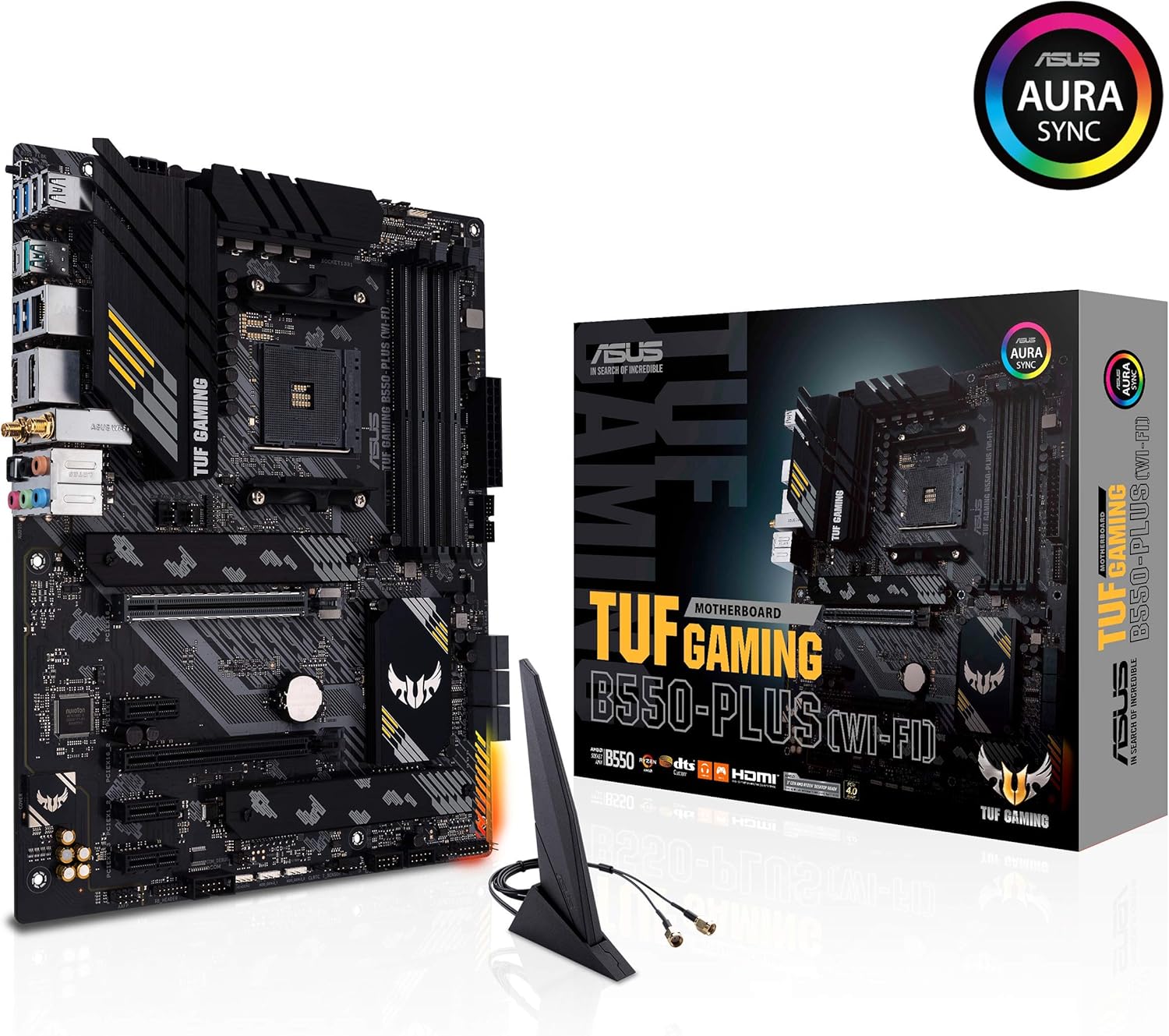 Limited Stock ASUS TUF Gaming B550-PLUS WiFi AMD AM4 Zen 3 Ryzen 5000 & 3rd Gen Ryzen ATX Gaming Motherboard (PCIe 4.0, WiFi 6, 2.5Gb LAN, BIOS Flashback, USB 3.2 Gen 2, Addressable Gen 2 RGB Header and Aura Sync) Super Cheap 🛒 ASUS TUF Gaming B550-PLUS WiFi AMD AM4 Zen 3 Ryzen 5000 & 3rd Gen Ryzen ATX Gaming Motherboard (PCIe 4.0, WiFi 6, 2.5Gb LAN, BIOS Flashback, USB 3.2 Gen 2, Addressable Gen 2 RGB Header and Aura Sync)