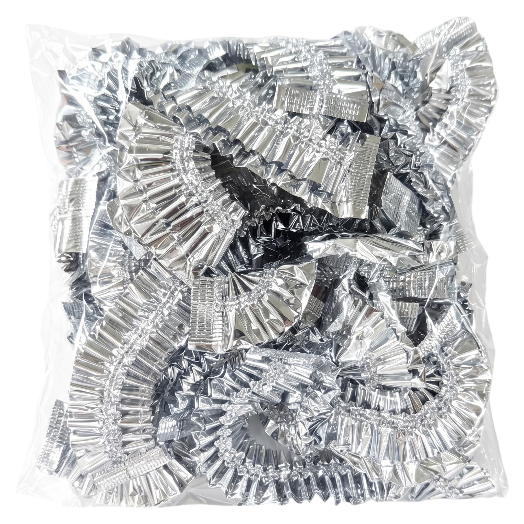 Goutdori 120Pcs Elastic Foil Food Covers Reusable Aluminum Foil Food Covers for Kitchen Picnic Restaurant Home