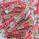 Red Berry Sour Straws Bulk Bites - Mini Sour Power Straws Candy - Concession Stand Ready Candy, by Queen City Candy Cave (1 Pound)