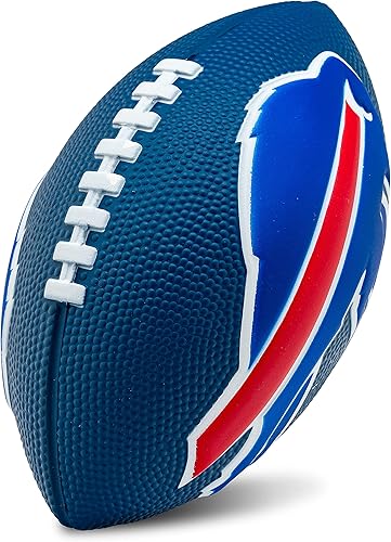 Miniatura 14 de Franklin Sports - Juego de fútbol juvenil de la NFL + bomba de aire, espuma suave de 8.5 pulgadas, mini fútbol juvenil con 8 equipos a elección +