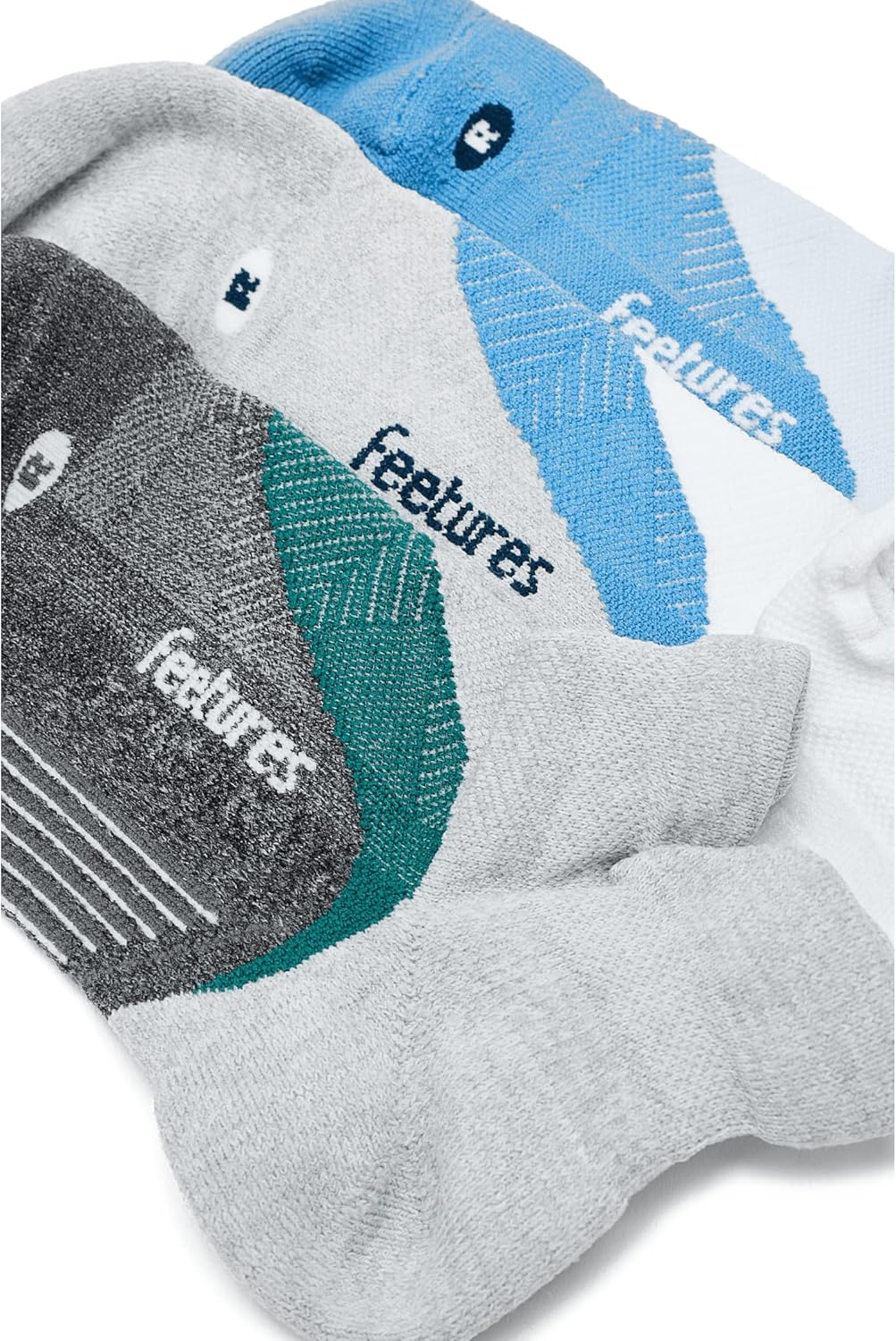 Feetures Elite Light Cushion No Show Tab Athletic Ankle Socks - Sport Sock with Targeted Compression