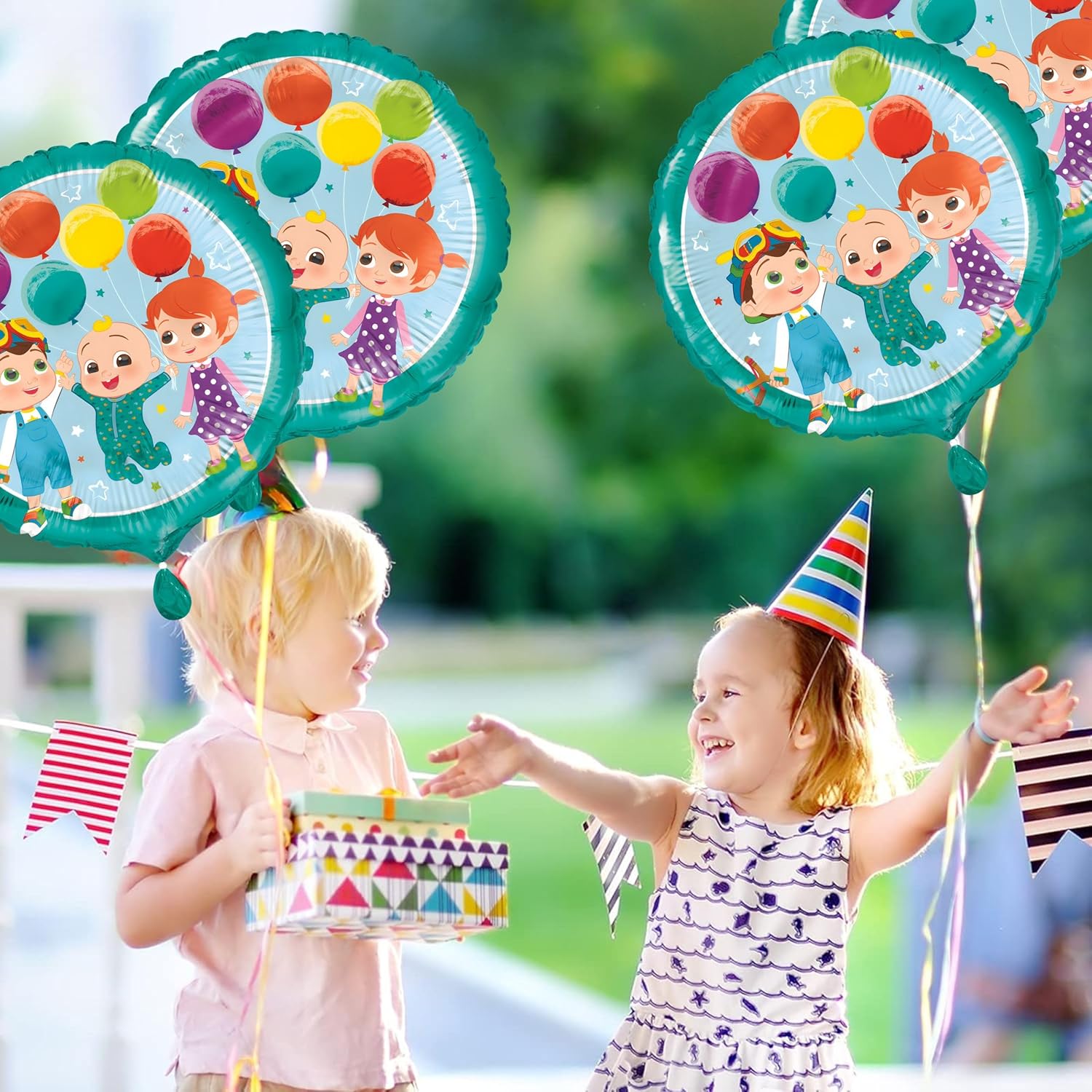 Cocomelon Round Foil Balloon - 18" (1 Pc.) - Easy to Inflate Colorful Balloon, Ideal Party Supplies for Cocomelon Themed Parties, Birthdays, Baby Shower & More