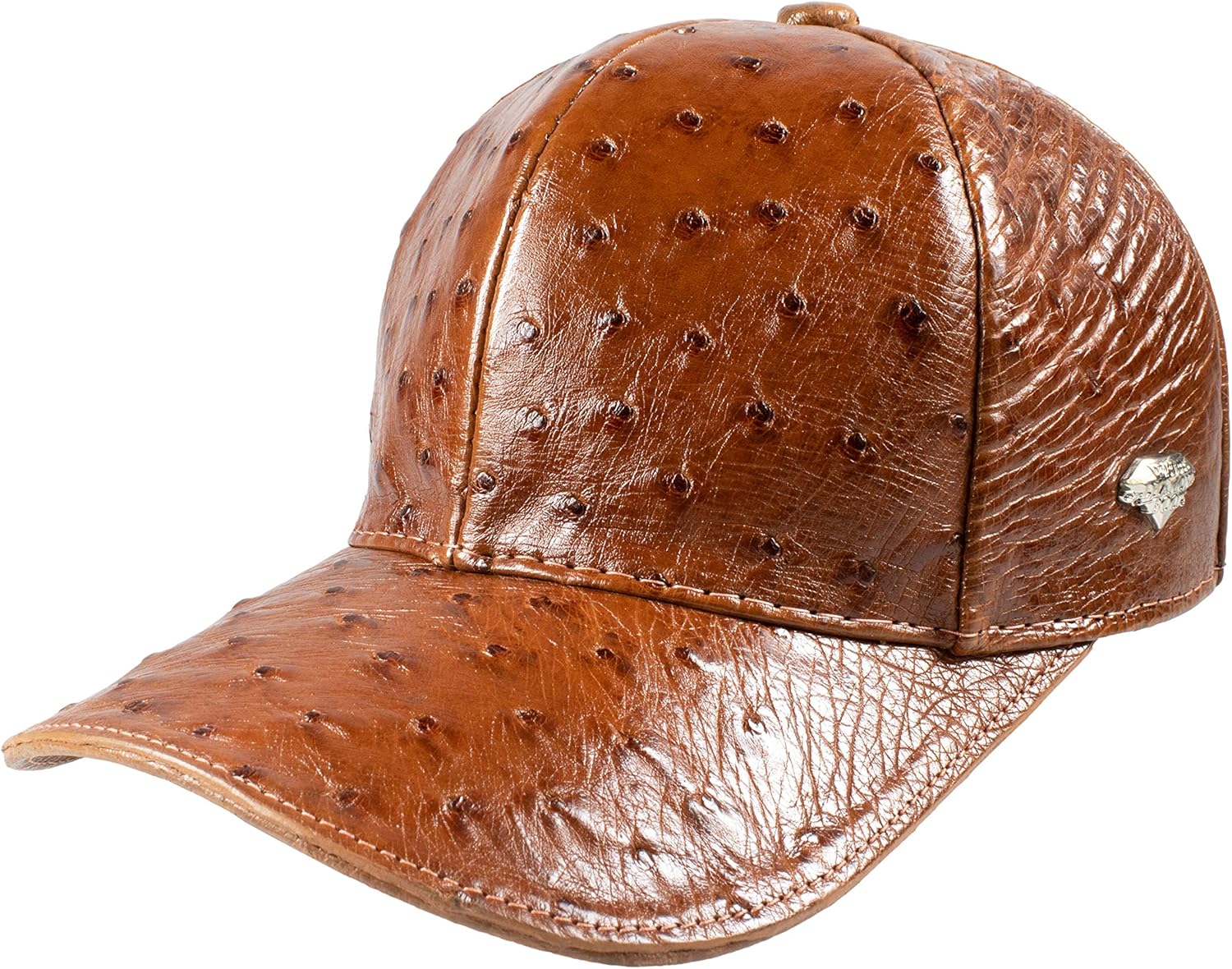 Exotic Cap Genuine Ostrich Leather Multiple Colors Adult Size Adjustable