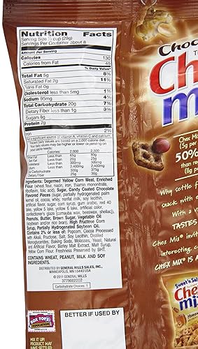 Miniatura 16 de Chex Mix Mezcla de aperitivos, tortuga, bolsa de aperitivos indulgentes, 14 onzas