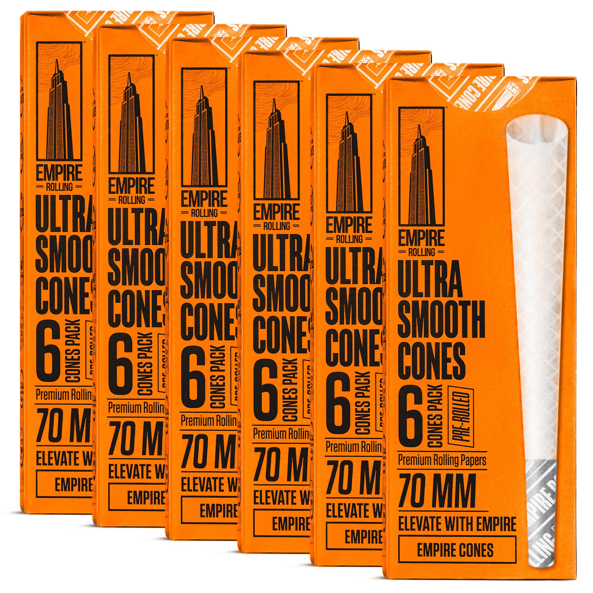 Empire Rolling Dart Shorties – 36 Count (6 Packs of 6) – Mini Ultra Smooth Performance Darts, Compact & Travel-Ready, Eco-Friendly Paper