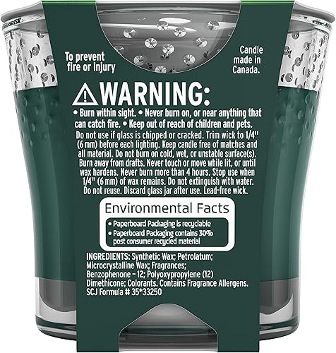 Miniatura 2 de Glade Tarro de velas, ambientador, bosque helado de hoja perenne, 3.4 onzas