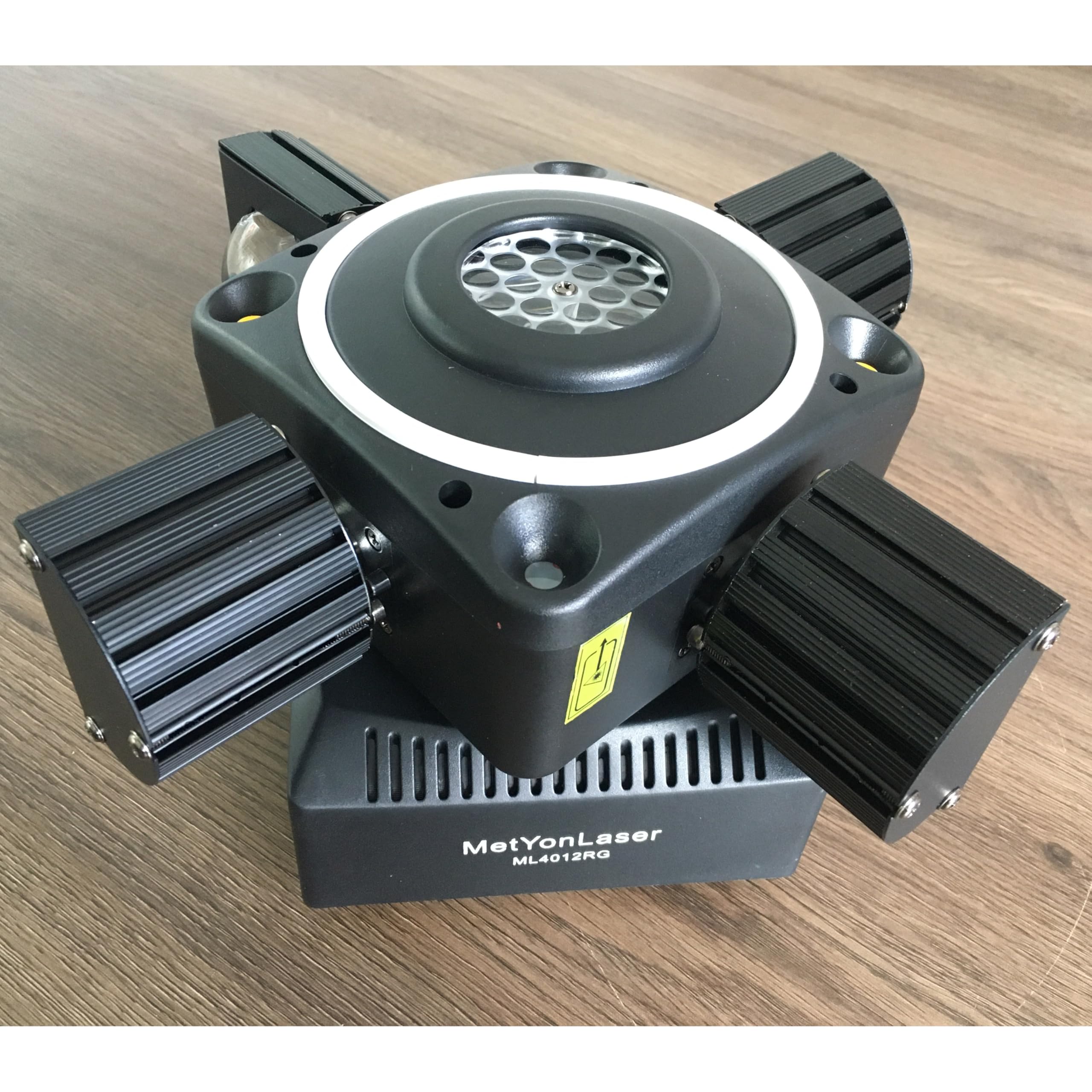 Moving Head Bühnenlicht, LED-DJ-Lichter mit DMX512-Controller, Soundaktivierung, 4 Stück 12 W RGBW-LED-Perlen, Dimmer-Stroboskopeffekt