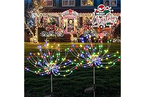 120 LED Waterproof Colorful Fun Christmas Lights Outdoor Solar Garden Decor