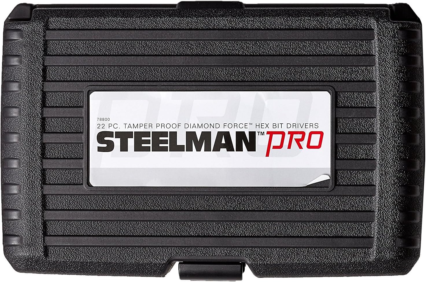 STEELMAN PRO 78800 22-Piece Tamper Proof Hex Bit Set w/Diamond Tips (SAE)