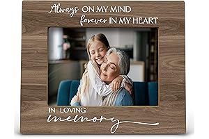 Always on my mind Forever in my heart In loving memory Picture photo frame