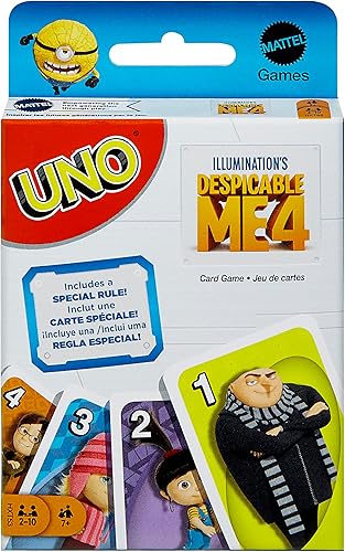 Miniatura 8 de Mattel Games UNO Teenage Mutant Ninja Turtles Mutant Mayhem Juego de cartas para niños y noches familiares, fiestas, viajes, camping y más