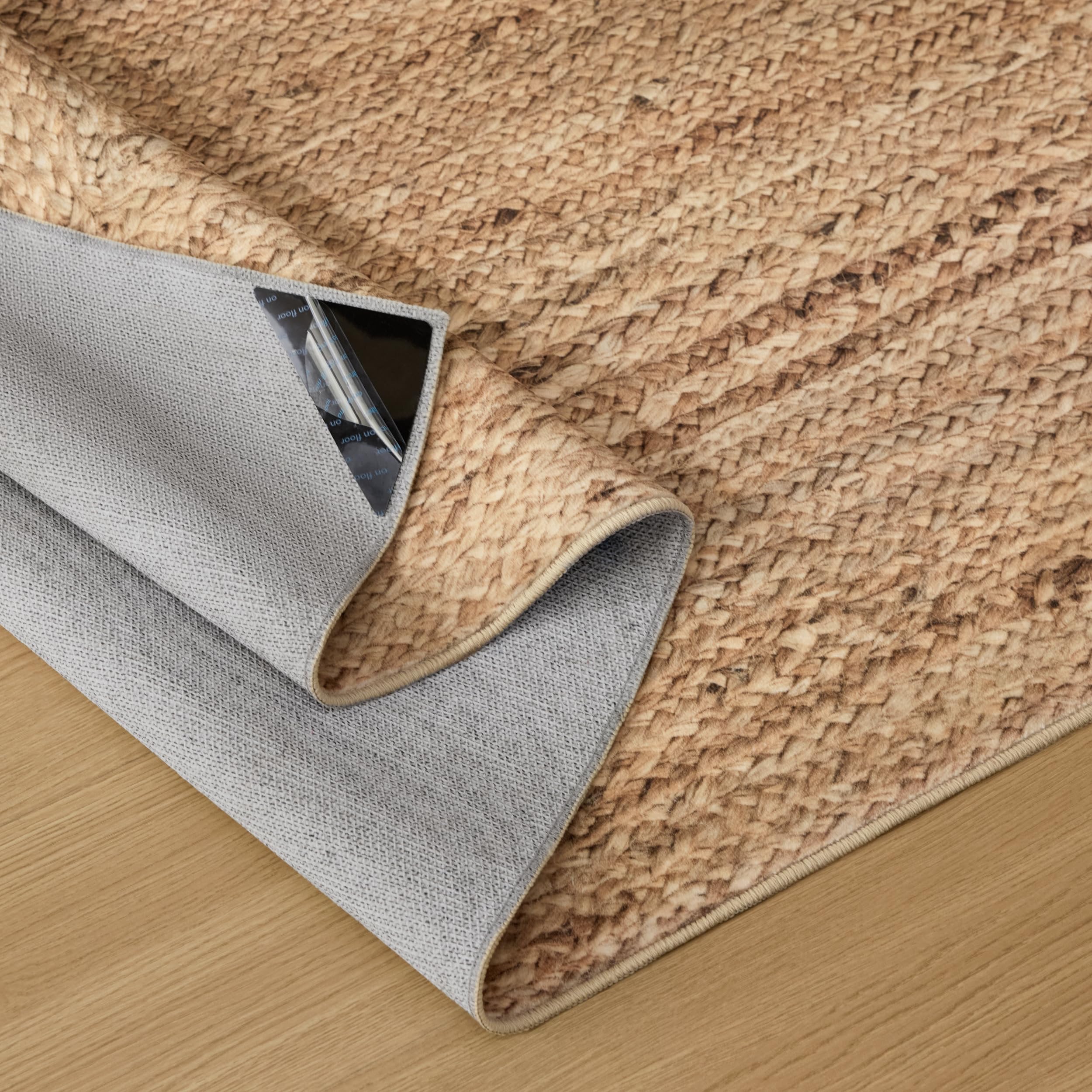 Photo 1 of Bedsure 5x7 Faux Jute Rug