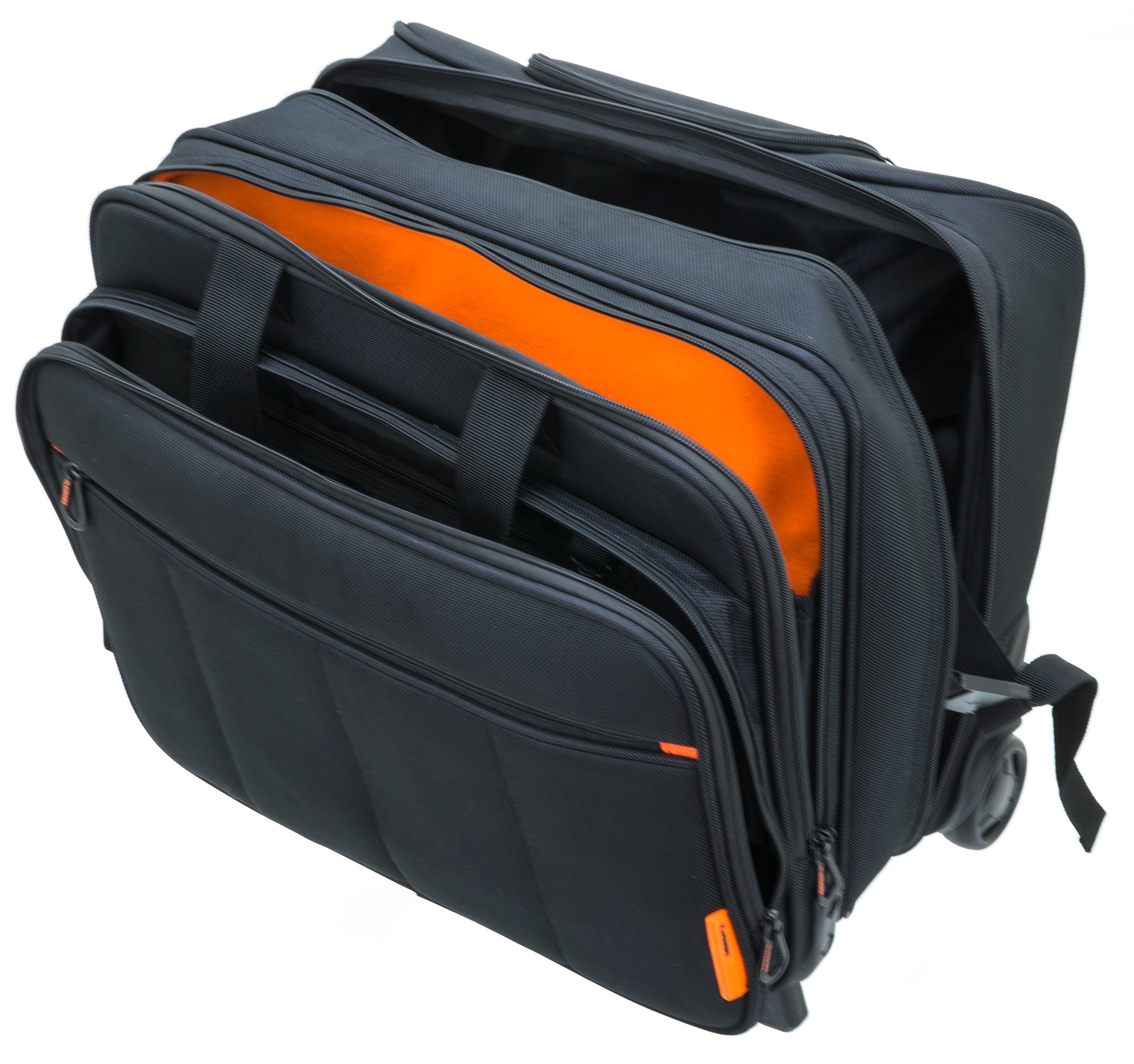 Pilotenkoffer Mit Rollen Multifunktions Tasche + Trolley The Davidt's Chase Laptopfach, Tabletfach, 1 Stück, Farbe: Schwarz, Hersteller, David´s, Handgepäcksgröße