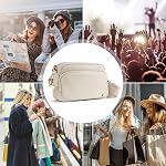 Joryin Anti Theft Crossbody Bag for Women Men, Slash-resistant RFID Blocking Travel Purses, Small Shoulder Bag Handbag