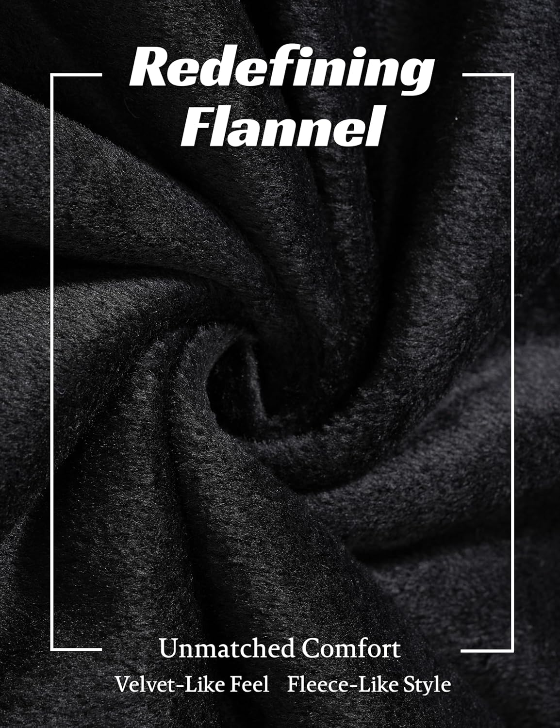 MAGNIVIT Men's Flannel Shirts Long Sleeve Quilted Flannel 5 Pockets Jacket for Men Thermal Plaid Shirt Winter Shacket - Image 5