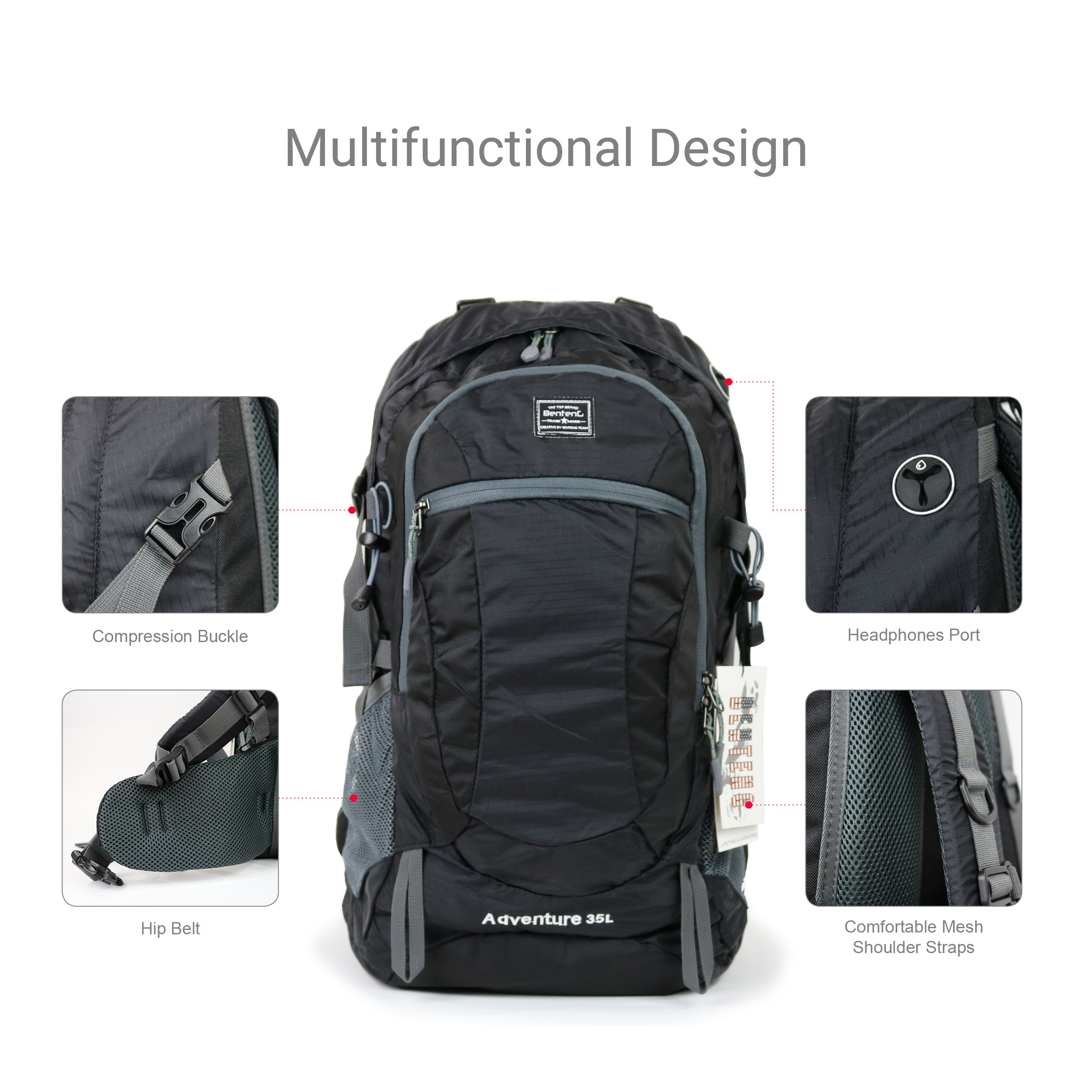 benteng classic lightweight hiking daypack school bag rucksack travel backpack Benteng Lightweight Packable Travel Hiking Backpack, Durable Daypack, Water  Resistance Foldable 35L Camping Outdoor Sport Backpack (Original Black) :  Amazon.ae: Sporting Goods