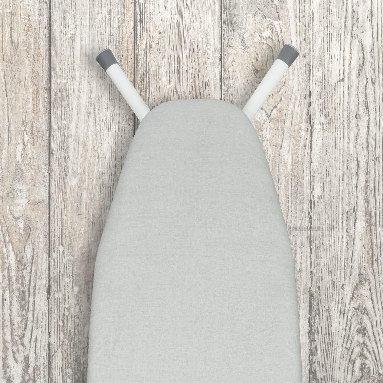 Polder Ironing Board Blunt Nose, 8mm Pad & Cover, Cotton, Natural, 130