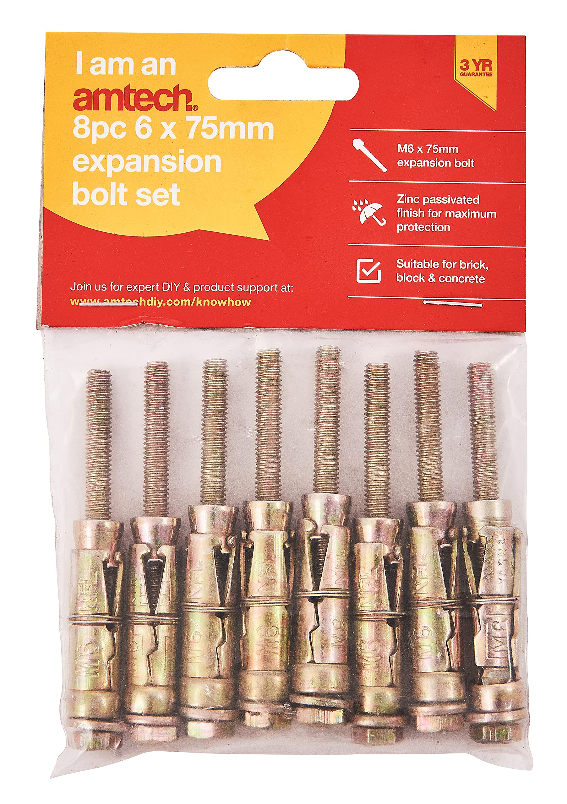 Bulloni Di Espansione Amtech S5910 6x50 Mm | Per Cemento E Muratura - Foto 9
