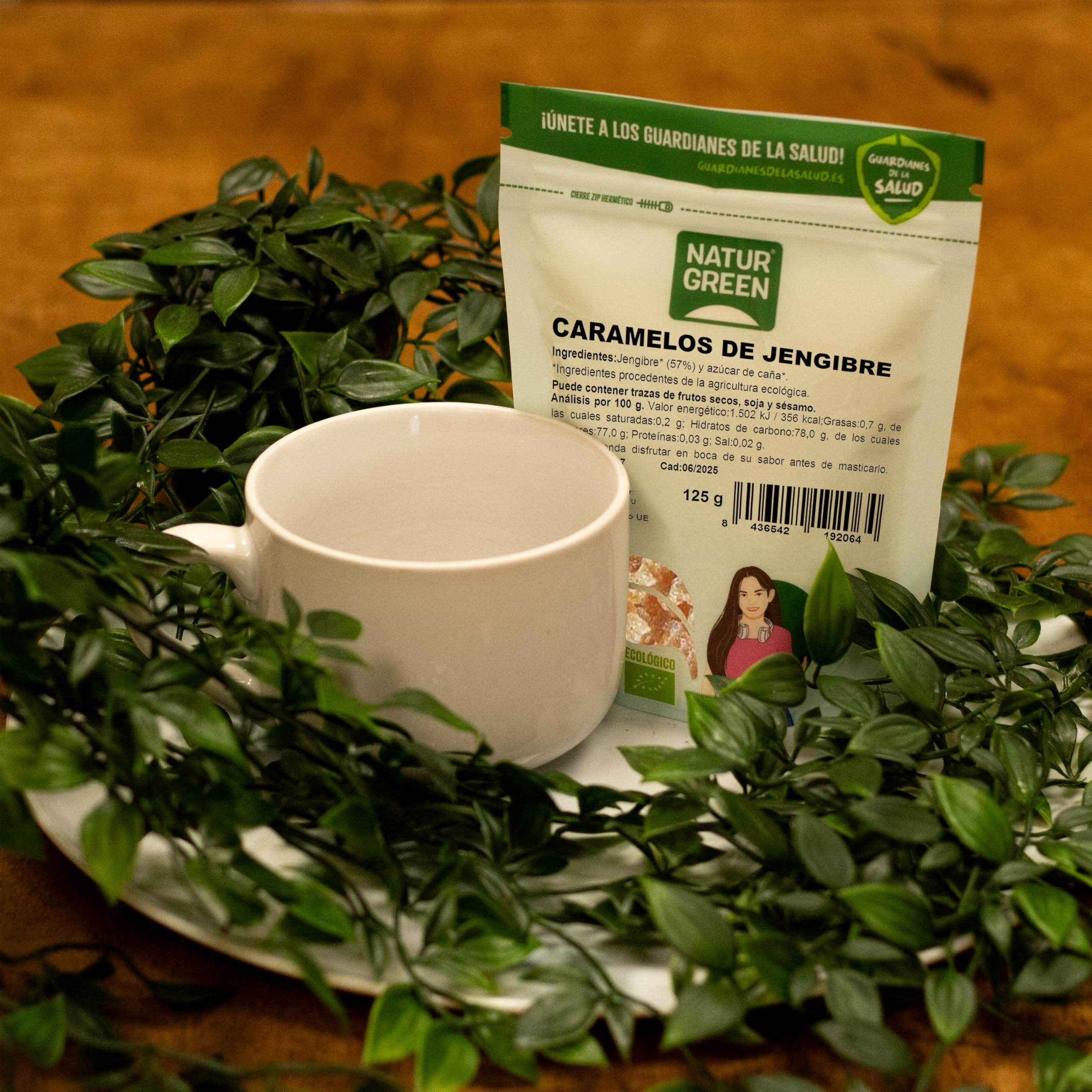 NaturGreen Caramelos de Jengibre 125 g