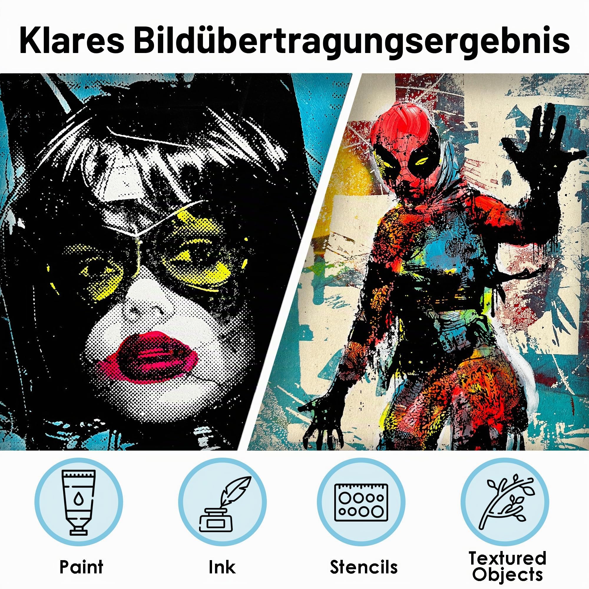 Verbesserte Gel-Druckplatte A4 (8"x10" / 20,3 x 25,4 cm), kein Altern und Blasenbildung, wiederverwendbare Gelplatten zum Monoprinten, Kunstbedarf für Kartenherstellung, Buchpresse, Journaling