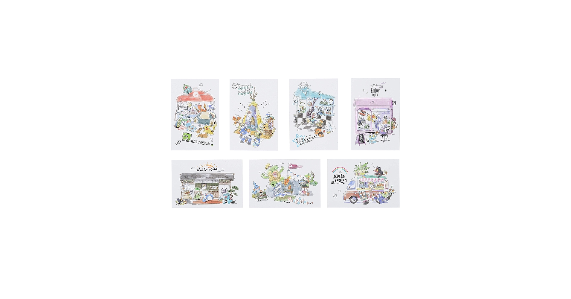 ポケモンポストカード　24枚セット　まとめ売り Amazon.co.jp: ポケモンセンターオリジナル ポストカード7枚