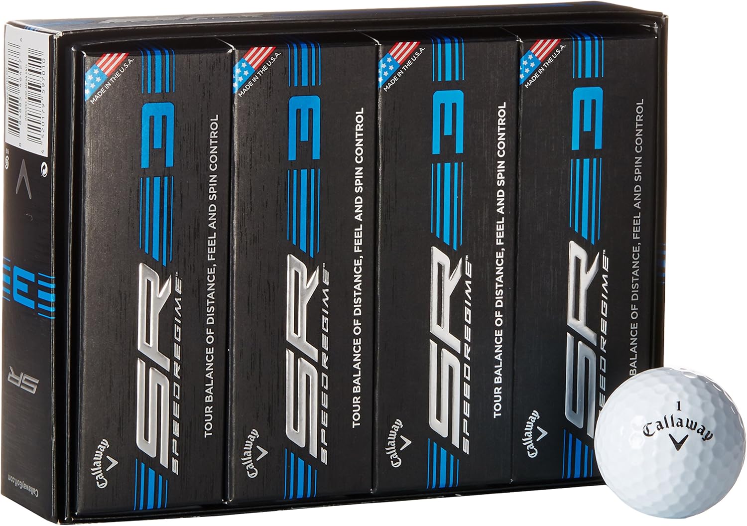 Callaway Speed Regime 3 Golf Balls, White