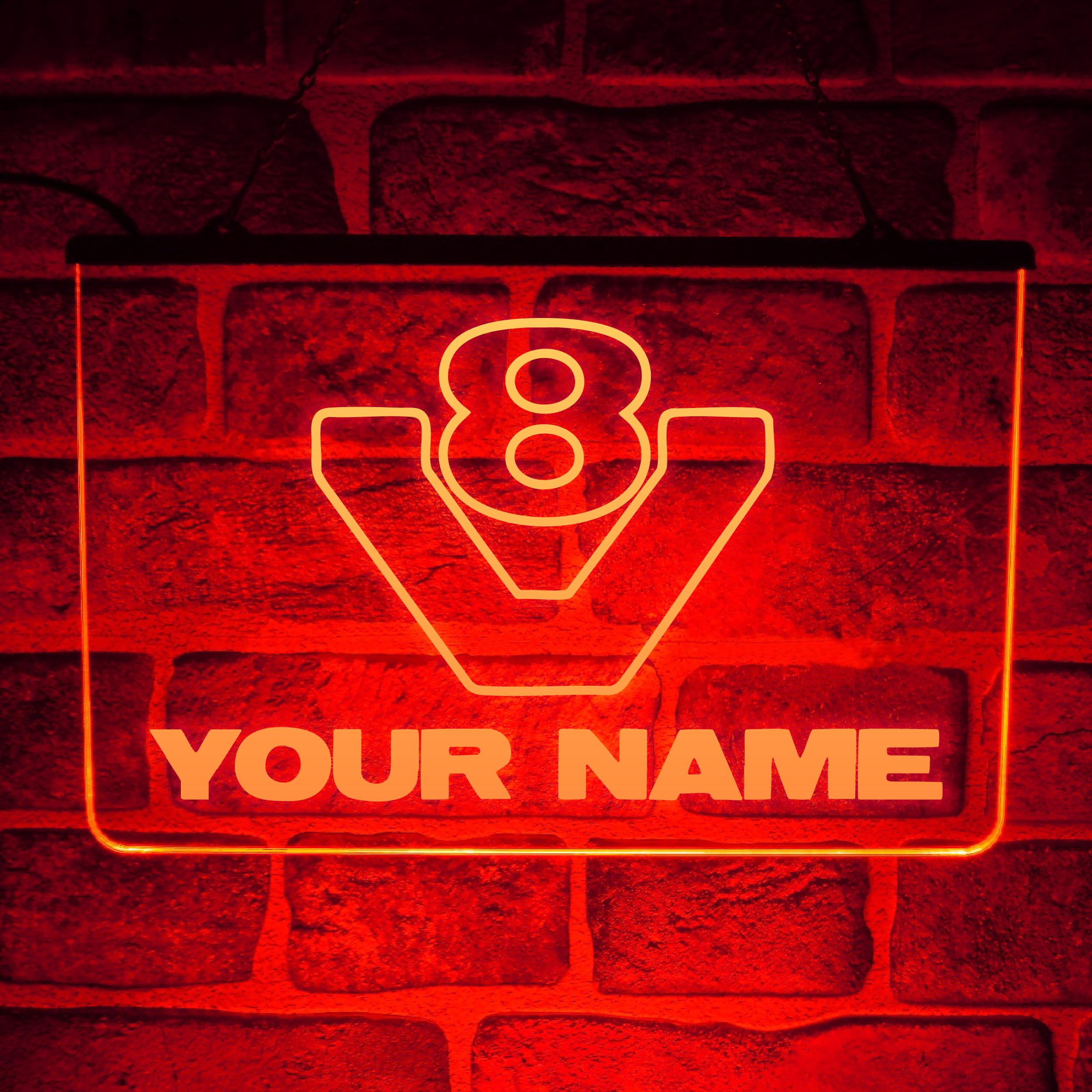 Personalised Trucker Cabin Neon Light Up LED Sign – Custom LED Name Plaque for Scania Truck or Lorry Dash – Unique Gift Ideas (Green)