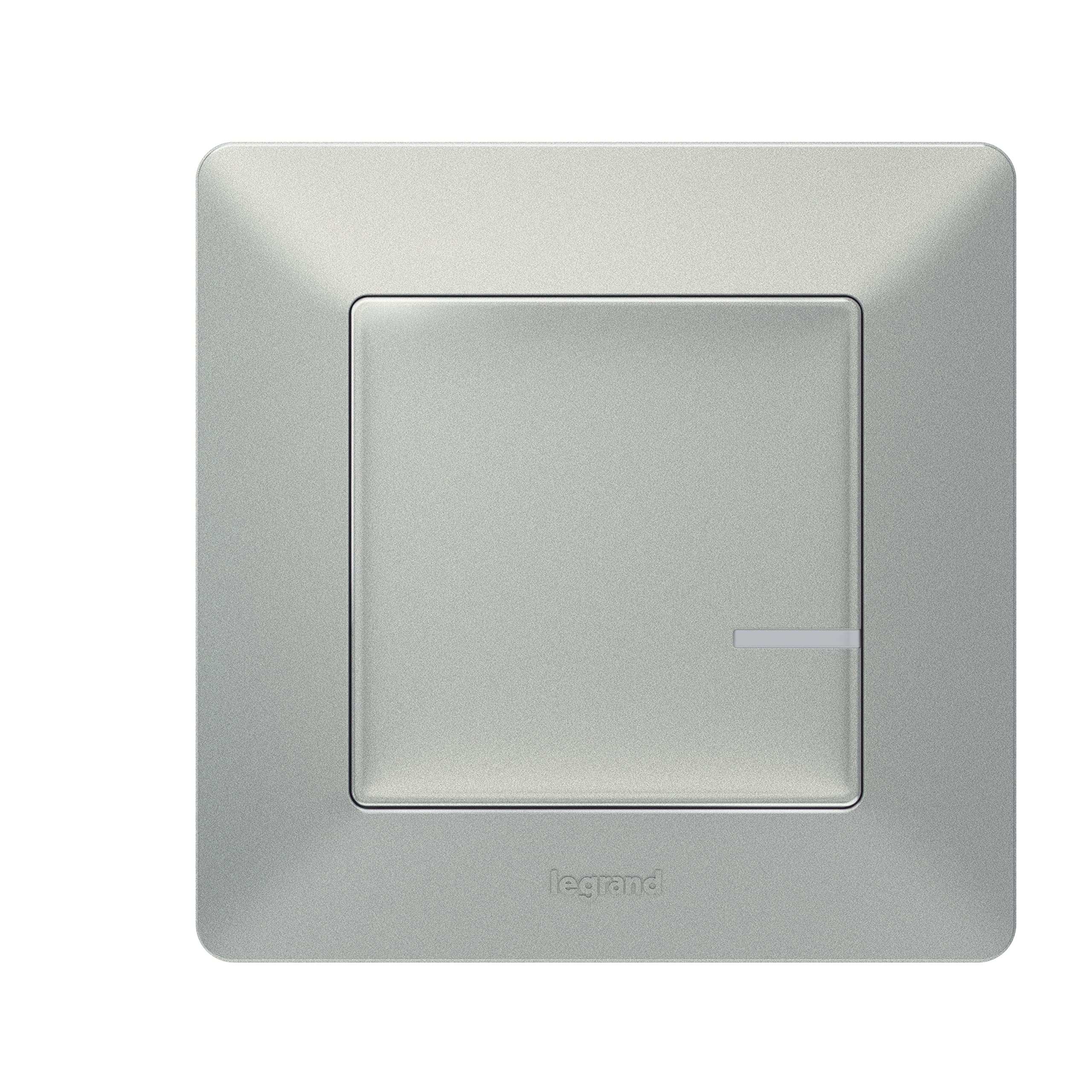 LEGRAND, Starter Pack Smart Lighting, Lampadina Intelligente Dimmerabile (WiFi), Controllo Vocale (Alexa, Apple, Google), Lampadina Vintage, Plug'n'Play, Valena Life w. Netatmo, Alluminio, 199309