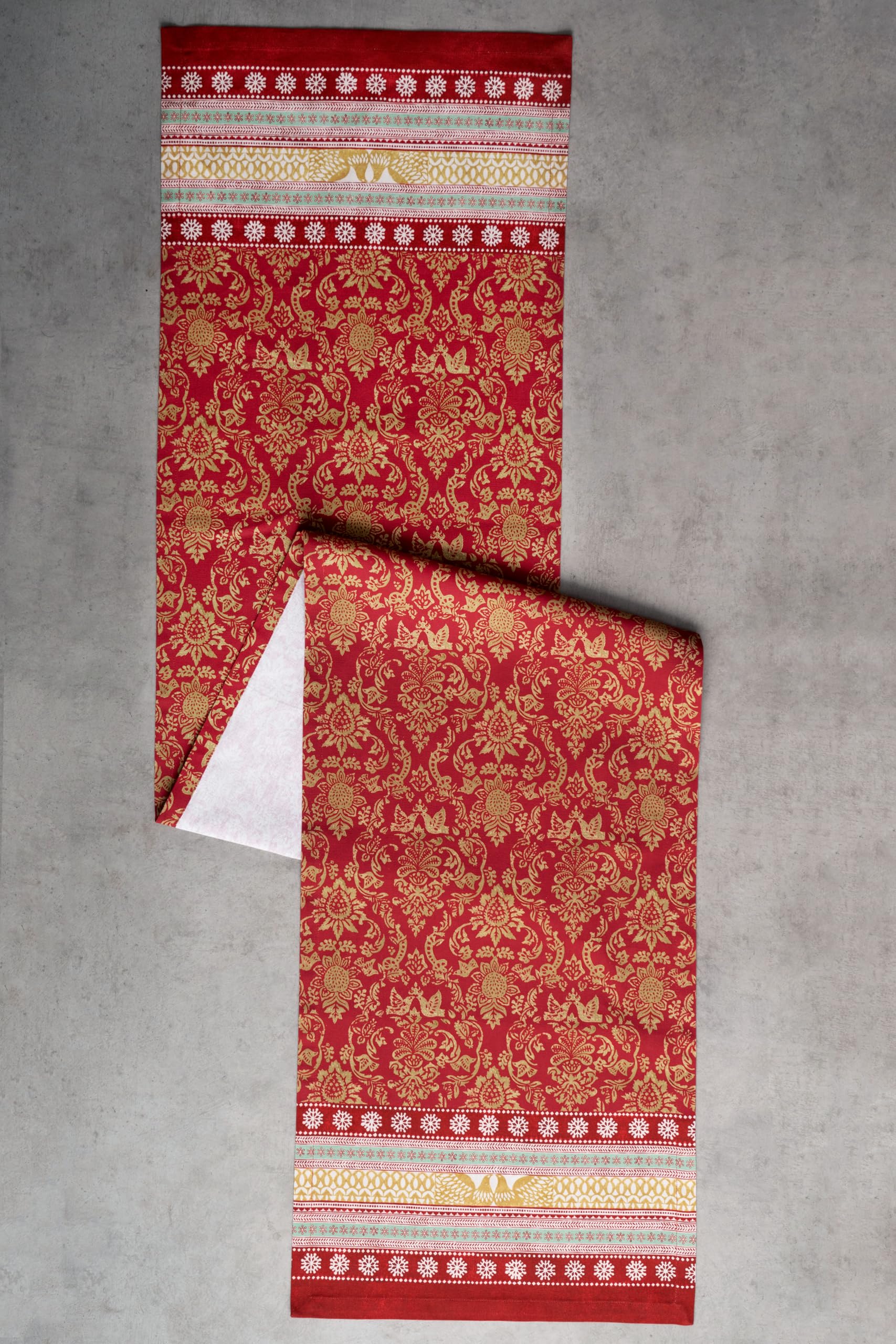 Maison d' Hermine Table runner 100% Cotton Single Layer Table Runners 230 CM long for Home Kitchen Dining Party Wedding Bridal Shower Gifts for Mothers Day (Sofia - Image 2