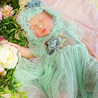 YaLuoQian Full Body Silicone Reborn Baby Doll 52 cm Full Silicone Baby Girl Handmade Realistic Reborn Doll