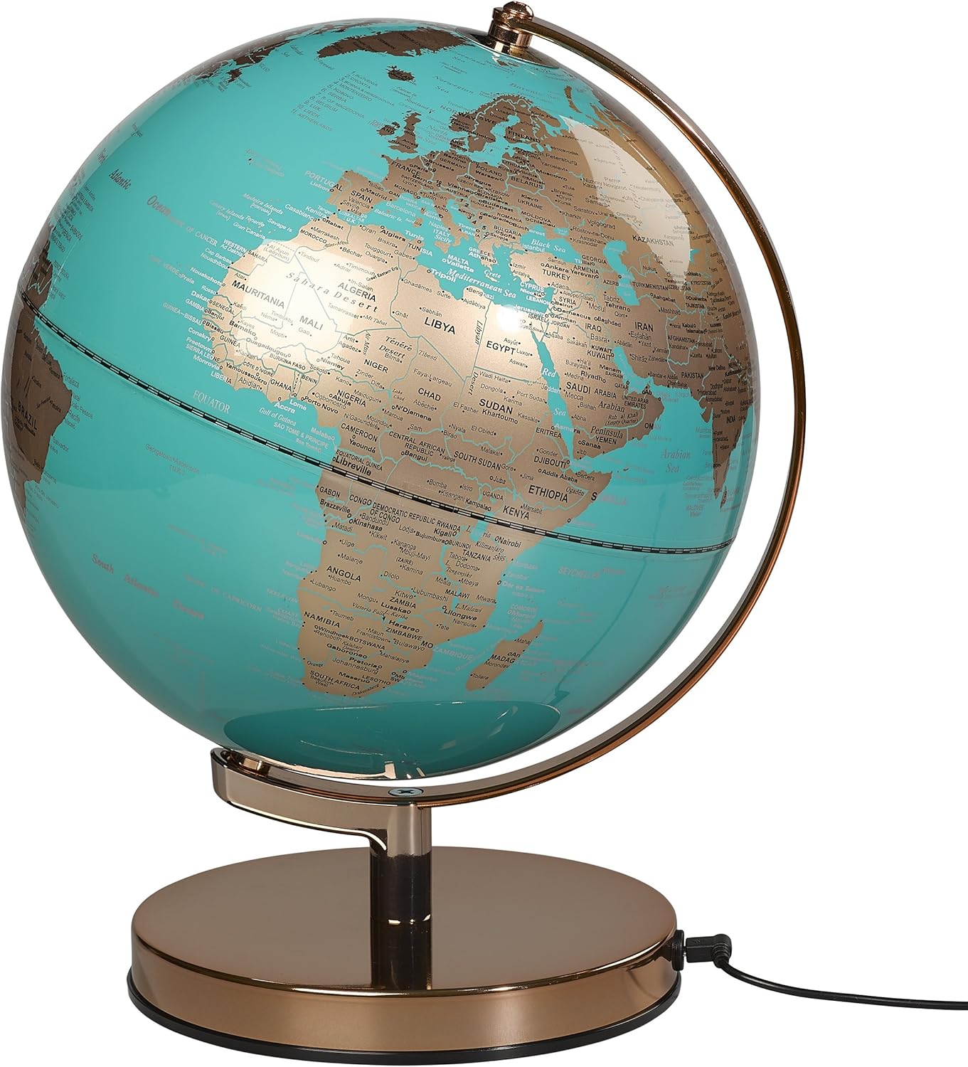 Get Popular Offer Wild Wood Globe Light | Copper/Blue | 10 Inch