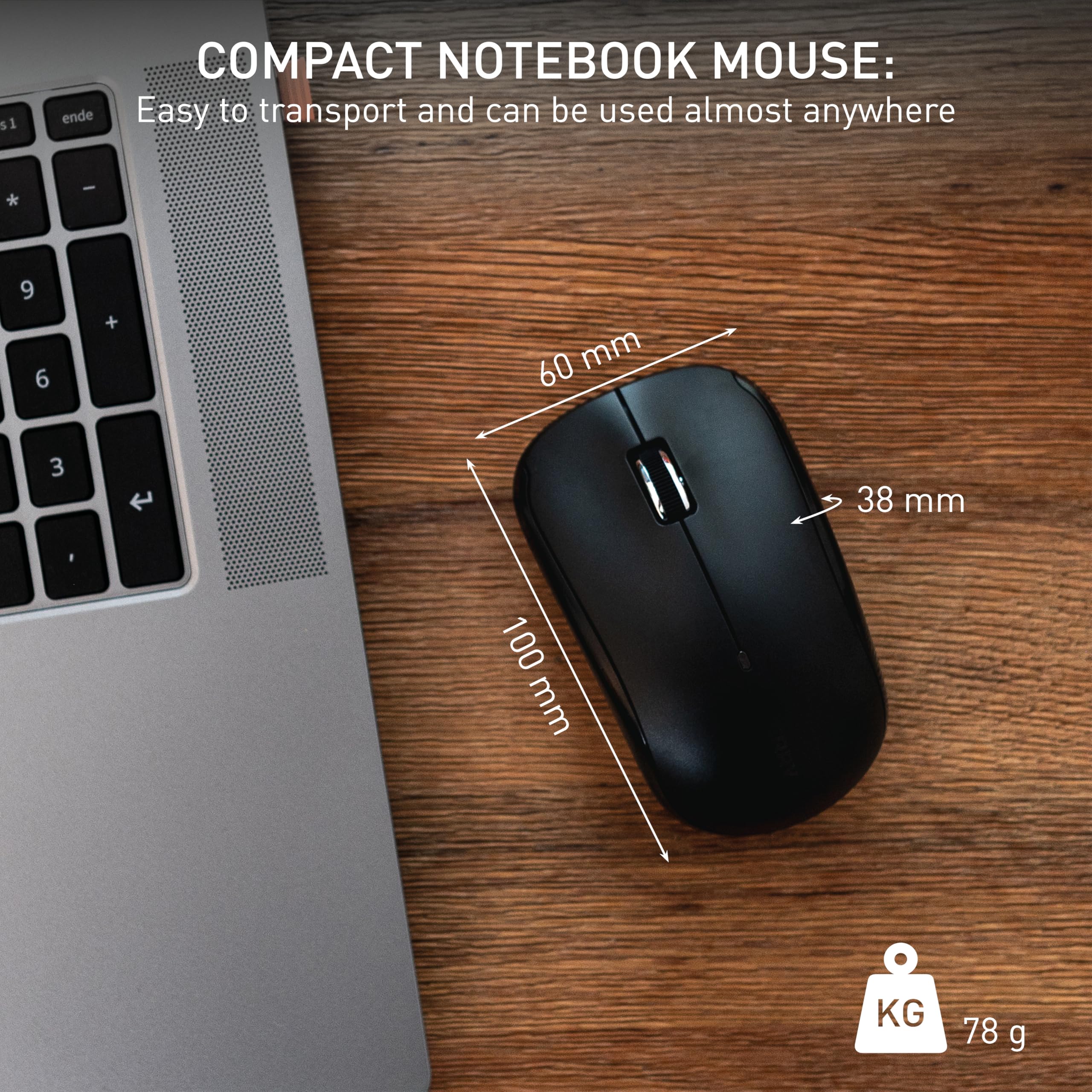 Amazon.com: Cherry MW 2200 Compact Laptop Mouse with Nano USB