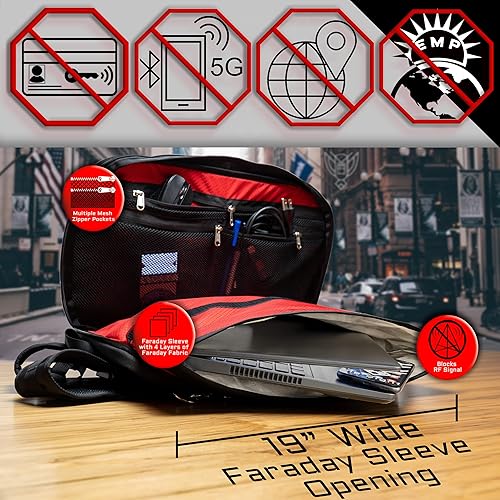 Miniatura 3 de Xtreme Sight Line Bolsa FLEX Faraday, Rojo  Flex, Mochilas Sling