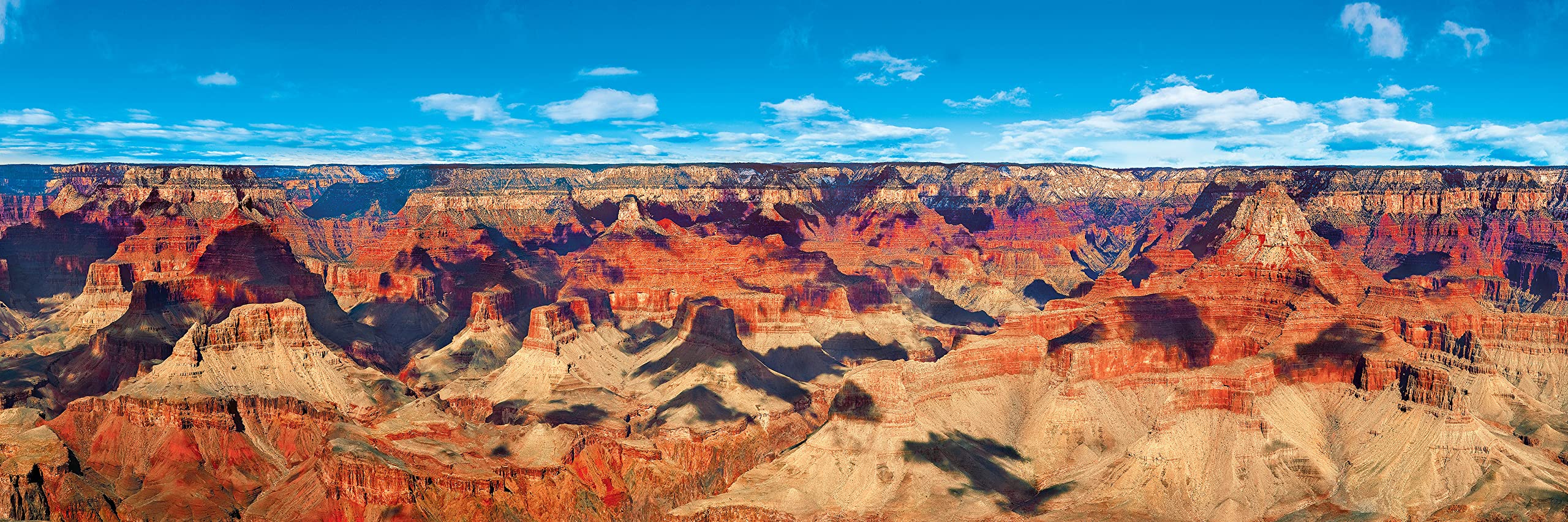 MasterPieces Puzzle de 1000 pièces – Grand Canyon panoramique, thème de la faune et de l'extérieur, amusant pour adultes et famille, 33 x 99,1 cm, à partir de 14 ans