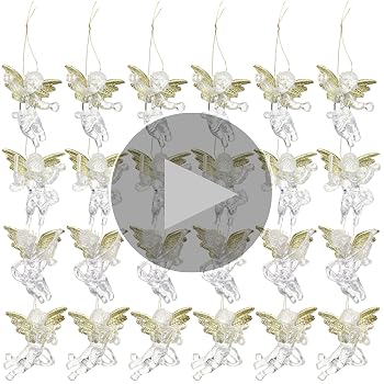 Amazon.co.jp: iplusmile 個 クリスマス飾り 天使 ぶら下げ