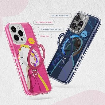CASEKOO 360 Air Max for iPhone 14 Pro Case [16FT Military Drop Protection/Build-in Magnetic Ring Stand] - Fashion Sport Series - Tough 360 Air-Filled Bumper - AirLov Blue