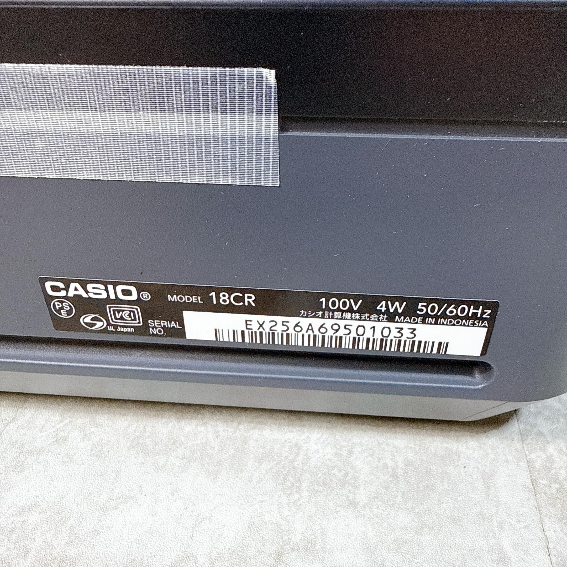 Amazon | カシオ 電子レジスター 18CR ブラック [電子レジスター 