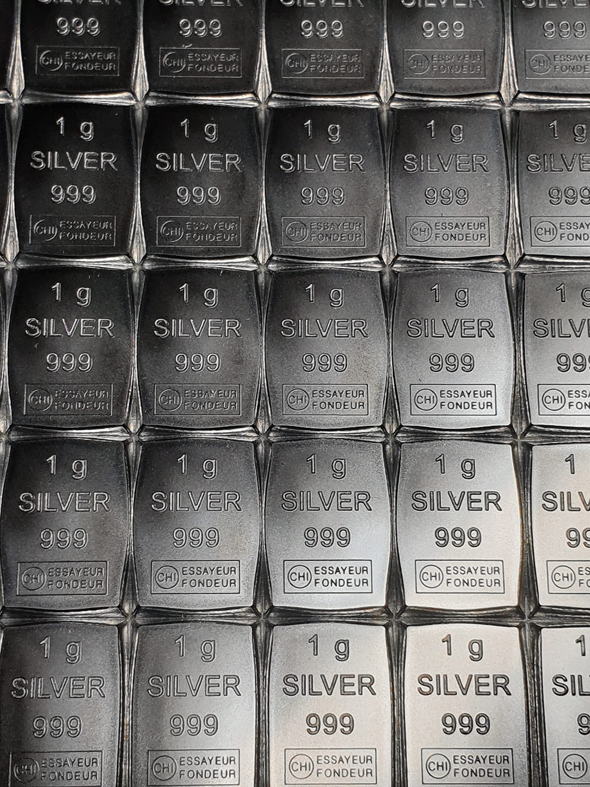 nelier 10g Silberbarren in Kapsel Silber Valcambi - 10 * 1 g Barren CombiBar Schweiz