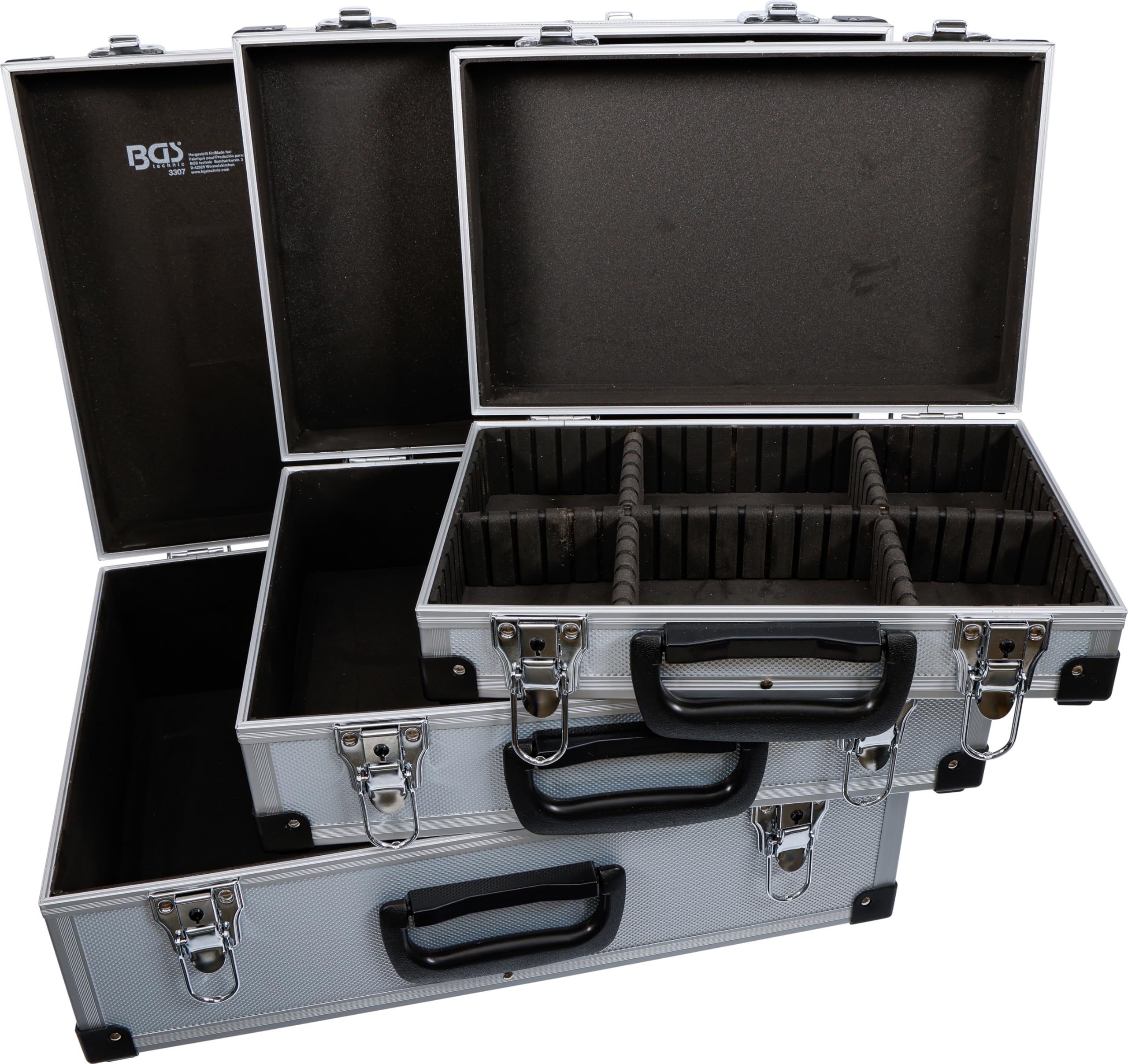 BGS 3307 | Set valigetta in alluminio | 3 pz.