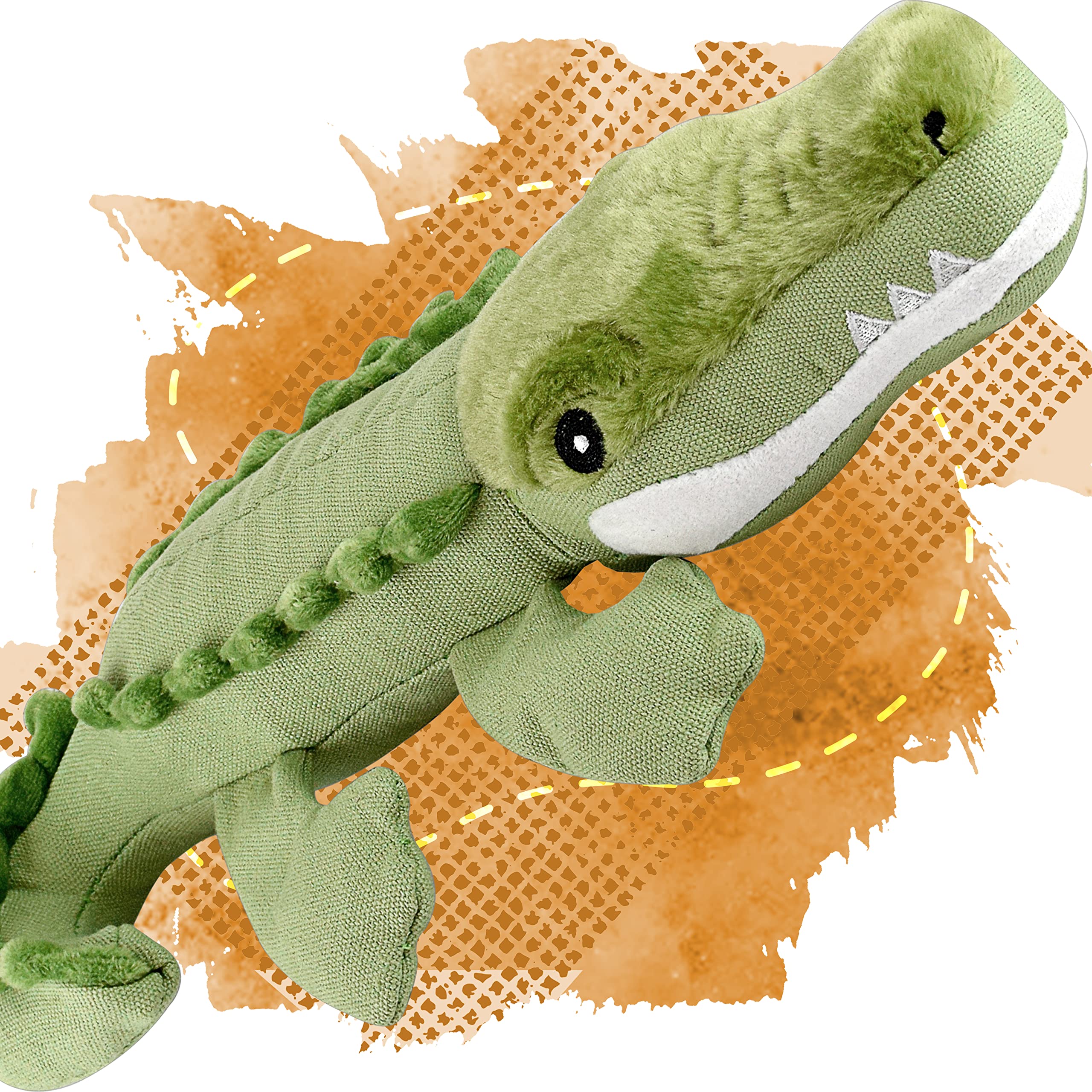 ne&no Dog Toy [Designed by Dog Soft Toy with Squeaker I Toy Canvas I Puppy Toy I Cuddly Toy for Dogs