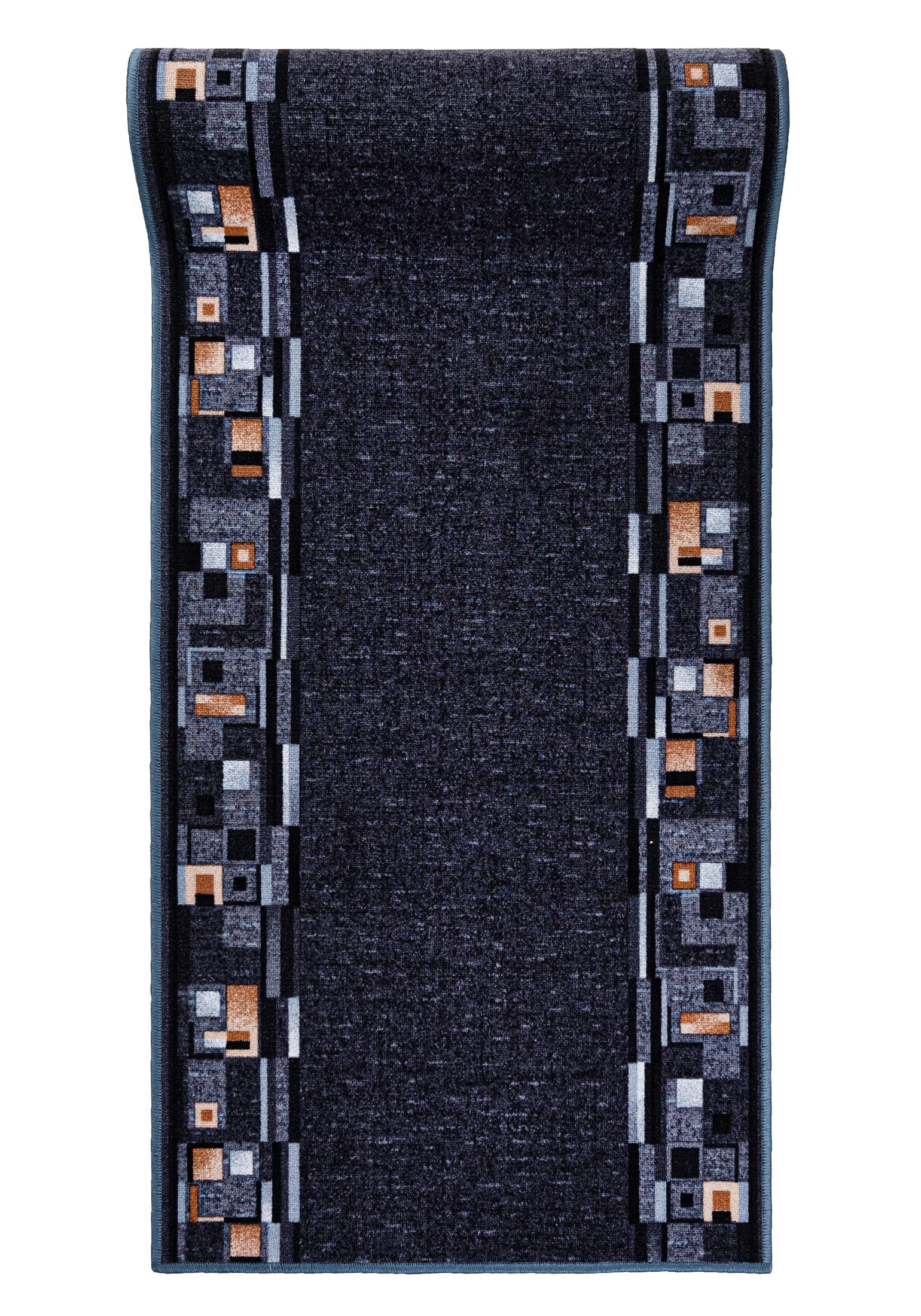 Mazovia Antislip Runner Carpet Gang - Anti-slip Loper Tapijt Bende - Kortpolig Vloerkleed - Keukenloper voor Hal, Keuken, Gang - Patroon Moderne - Keuken Loper 67x300cm - Rood n